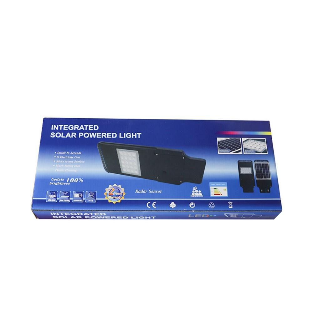 Đèn năng lượng mặt trời treo tường 20W BFX20W-B, Đèn led năng lượng mặt trời cảm biến radar