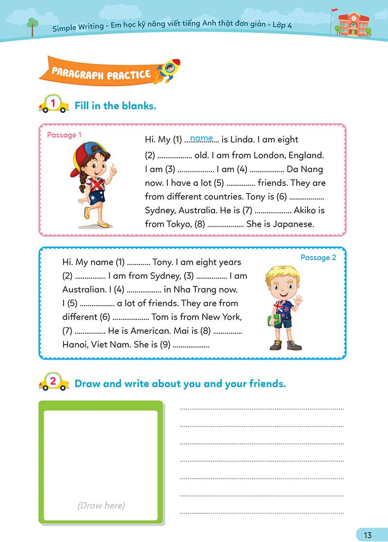 Sách Simple Writing - Em Học Kỹ Năng Viết Tiếng Anh Thật Đơn Giản 4