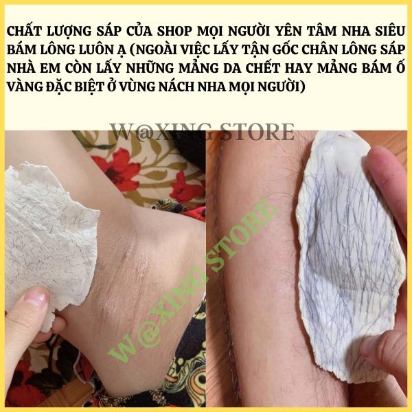 Combo sáp wax thơm kèm Bát silicon + Mỡ trăn tặng que gỗ