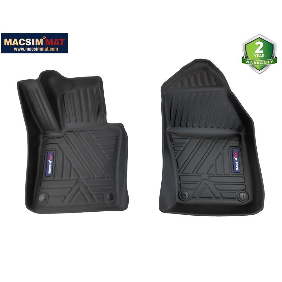 Thảm lót sàn xe ô tô Volvo S60 2020 Nhãn hiệu Macsim chất liệu nhựa TPV cao cấp màu đen