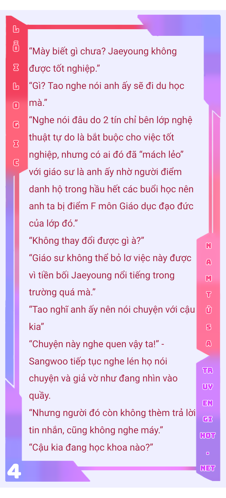 [Novel] Lỗi Logic chapter 1.1