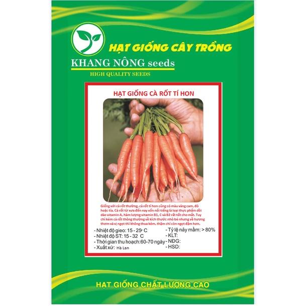 Hạt giống cà rốt ti hon ( cà rốt mini ) F1 KNS3275 - Gói 0.1gram