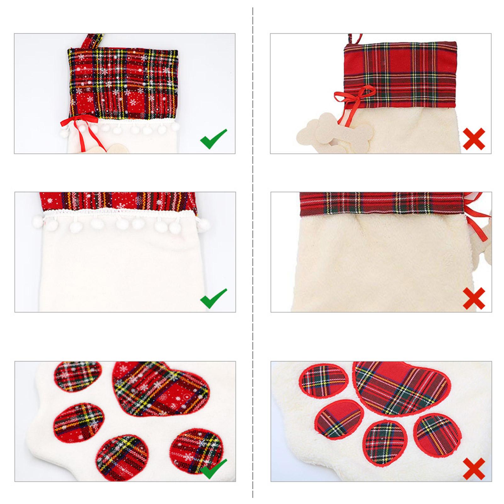 Vớ Trang trí Cây thông Noel hình bàn chân mèo