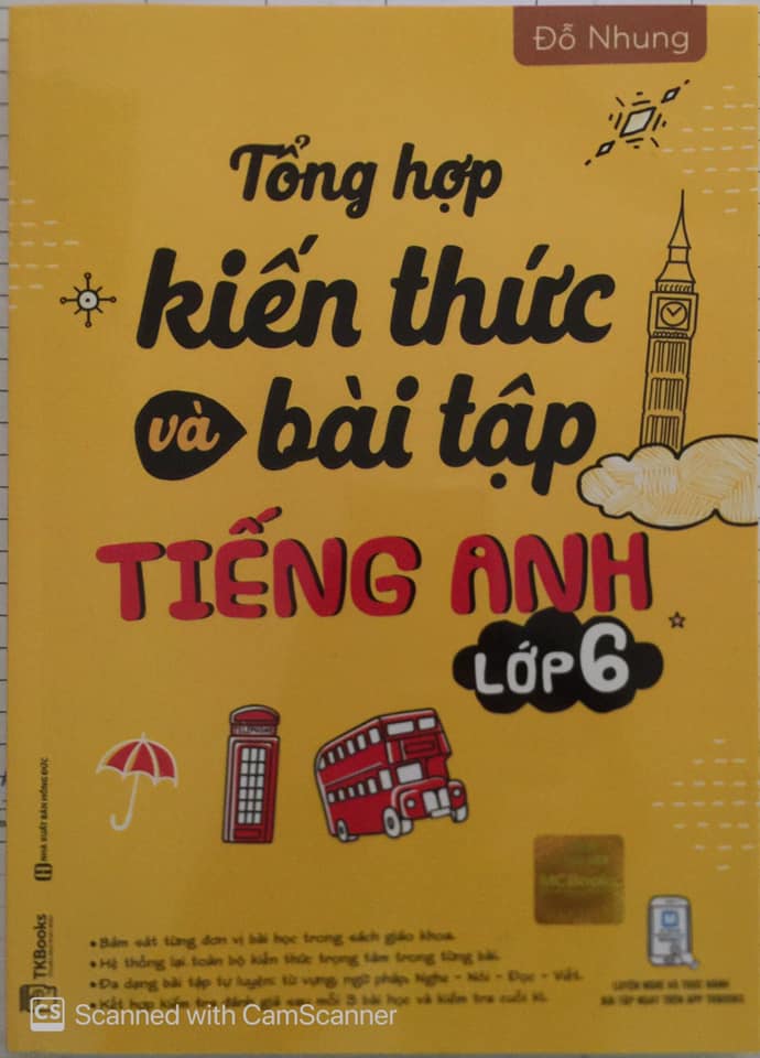 Bộ Sách Học Tốt Tiếng Anh Lớp 6 ( Tổng Hợp Ngữ Pháp và Bài Tập Tiếng Anh Lớp 6 + Bộ Đề Bồi Dưỡng Học Sinh Giỏi Tiếng Anh Toàn Diện Lớp 6 )