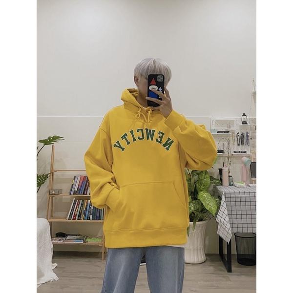 áo hoodie vàng in hình siêu xinh áo hoodie nỉ cotton cao cấp