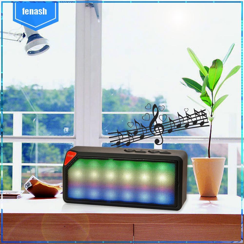 ✪Loa Bluetooth Không Dây Tích Hợp Đèn LED Nhiều Màu Sắc Và Có Đèn LED Đen-88298.01