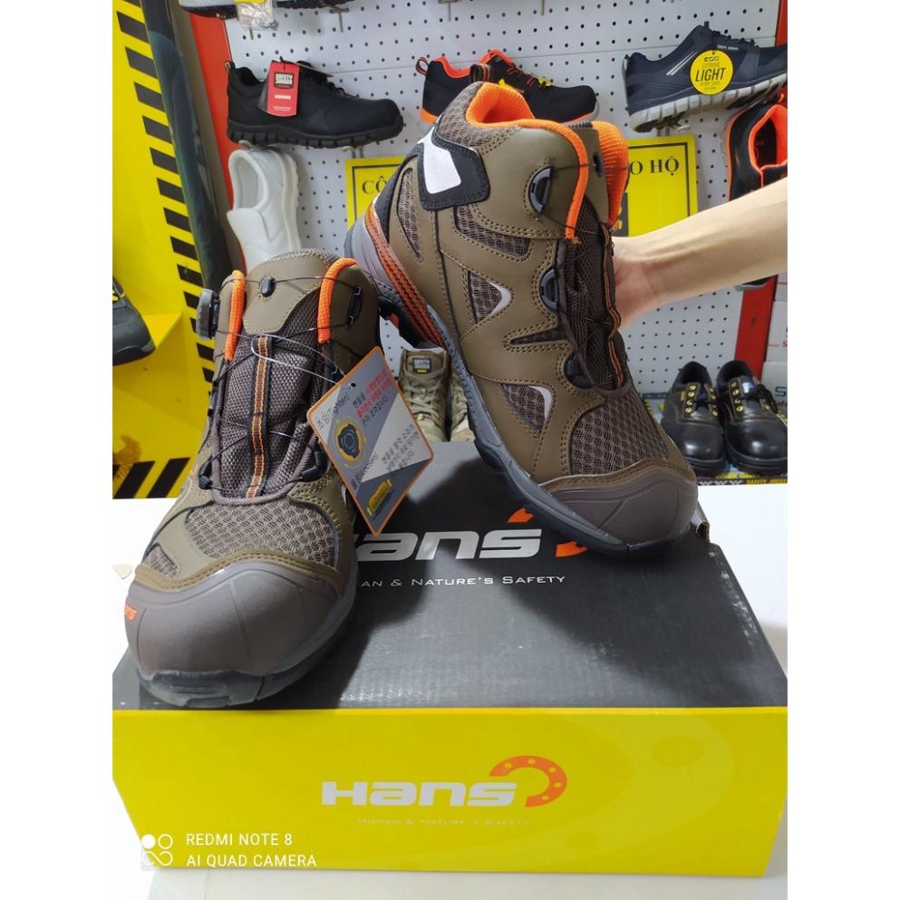 Giày Bảo Hộ Hans HS-78 Davinch, Siêu Nhẹ, Da Chất Lượng Cao, Chống Đâm Xuyên, Va Đập Mạnh