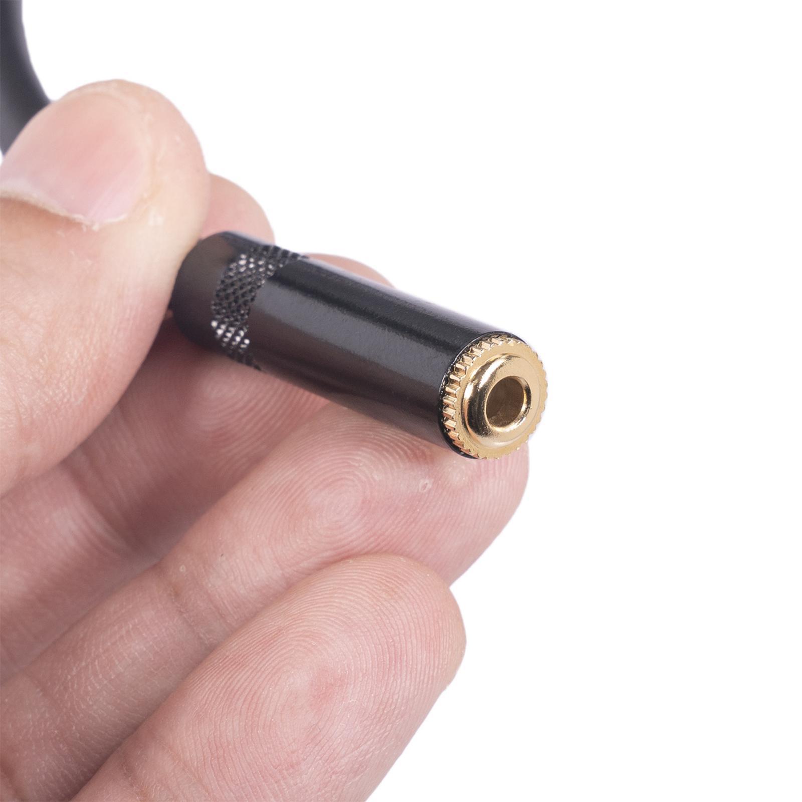 3.5 mm Female Audio Cable Adapter Y Splitter AUX Cable for Mobile Home PC