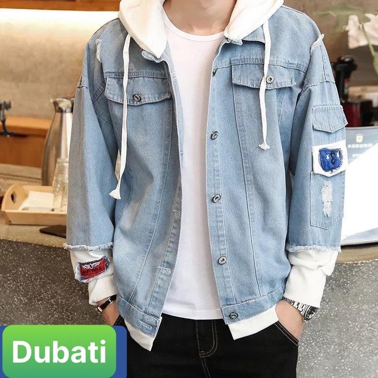 ÁO KHOÁC JEAN UNISEX NAM NỮ CHẤT BÒ PHỐI NÓN NỈ PHONG CÁCH TRẺ TRUNG NĂNG ĐỘNG CAO CẤP- DUBATI FASHION