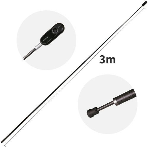 Gậy nối dài 3 mét Insta360 Extended Selfie Stick 3M (One X2, One R, One X, One) - Hàng Chính Hãng