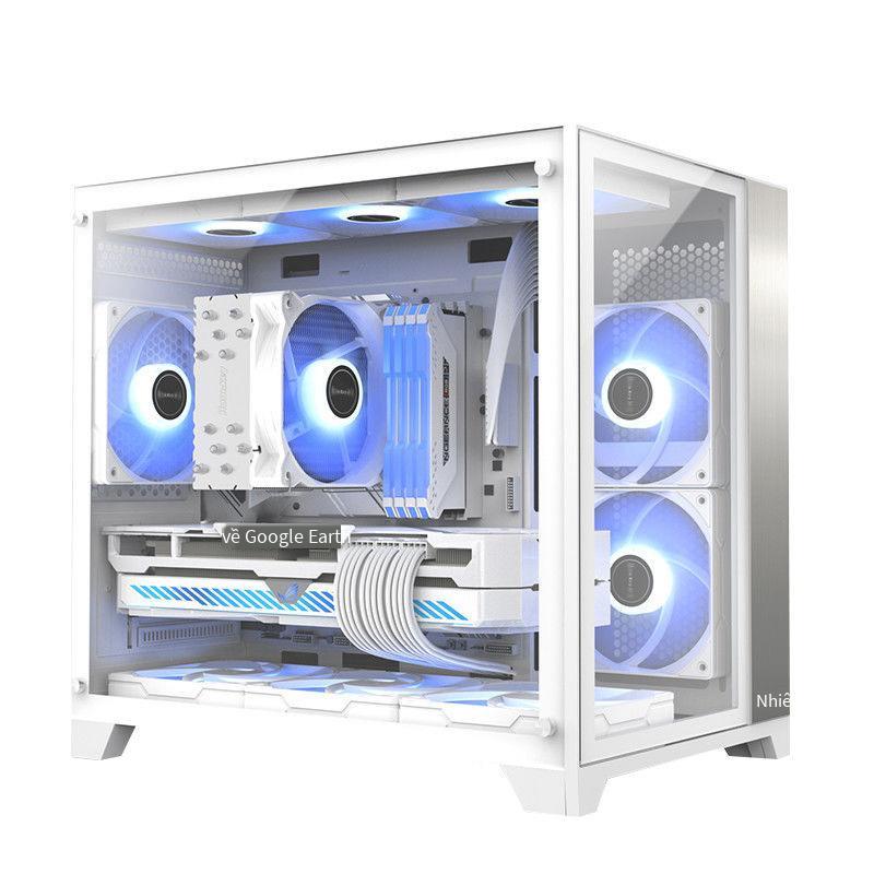 Phòng nhìn ra biển đặc biệt hỗ trợ vỏ máy tính tản nhiệt làm mát bằng nước 240/360 toàn mặt máy tính để bàn trong suốt ATX MAT làm mát bằng nước