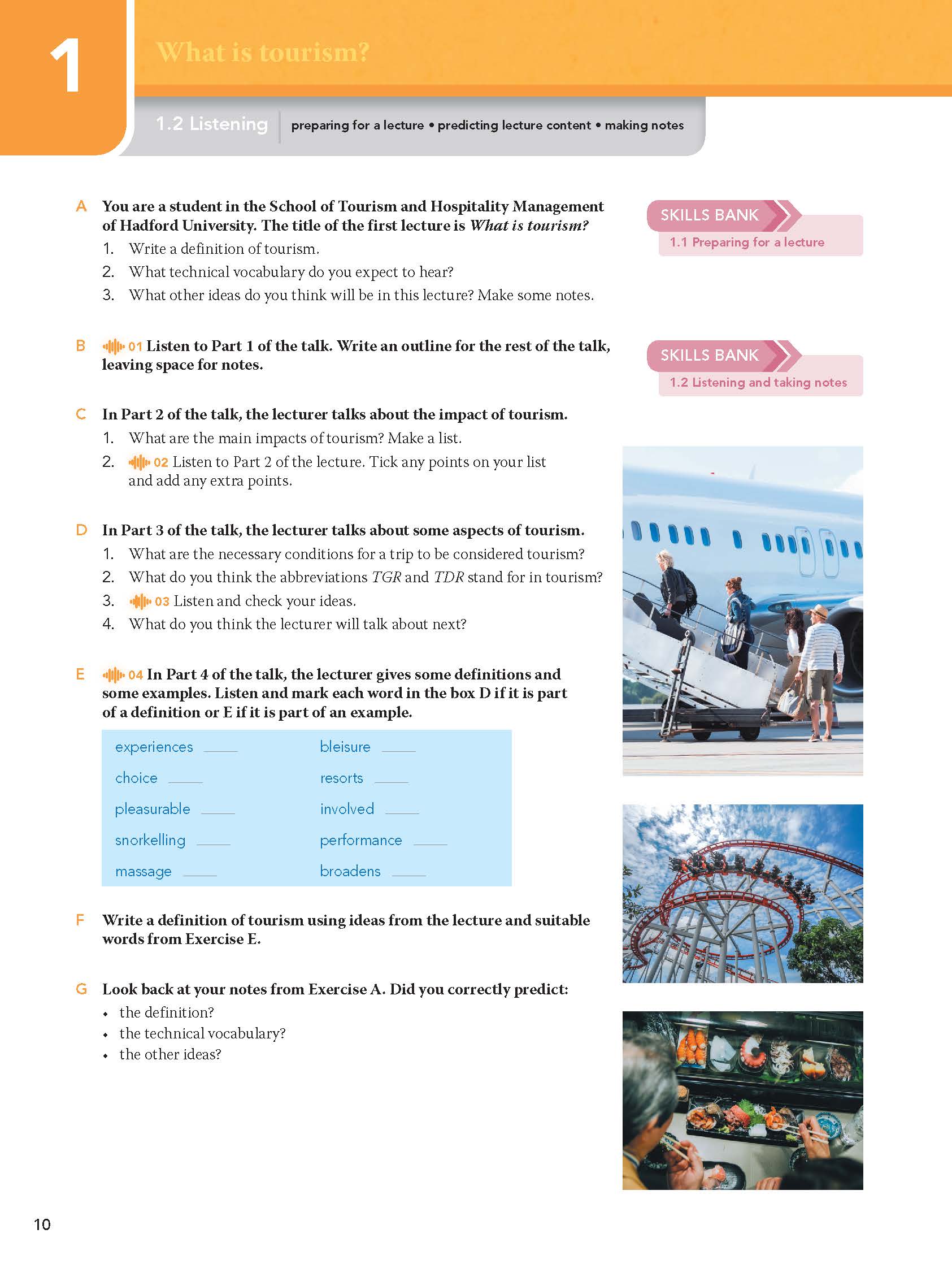 English for Tourism and Hospitality in Higher Education Studies - Course Book