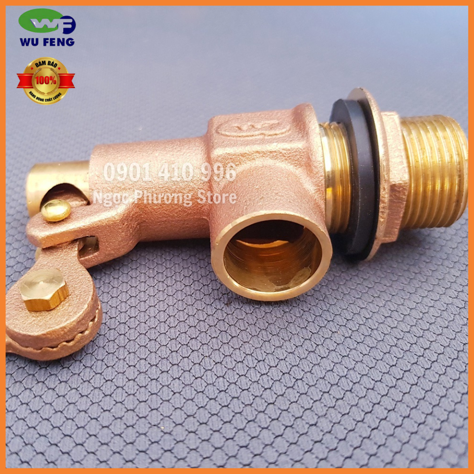 Van Phao Cơ Đồng Điều Chỉnh WUFENG Chống Tràn Bồn Ren 21mm, 27mm, 34mm WF331