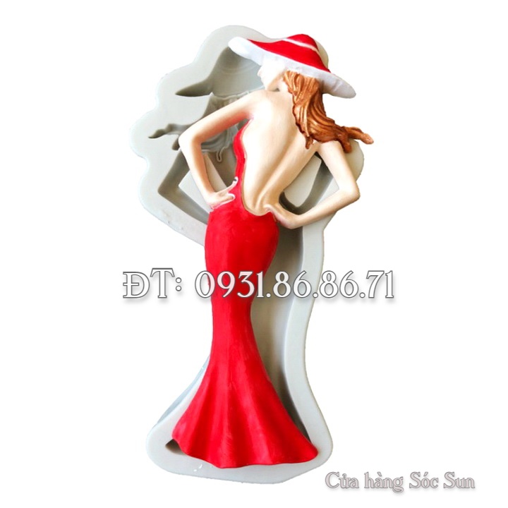 Khuôn silicon cô gái sexy - Mã số 1023