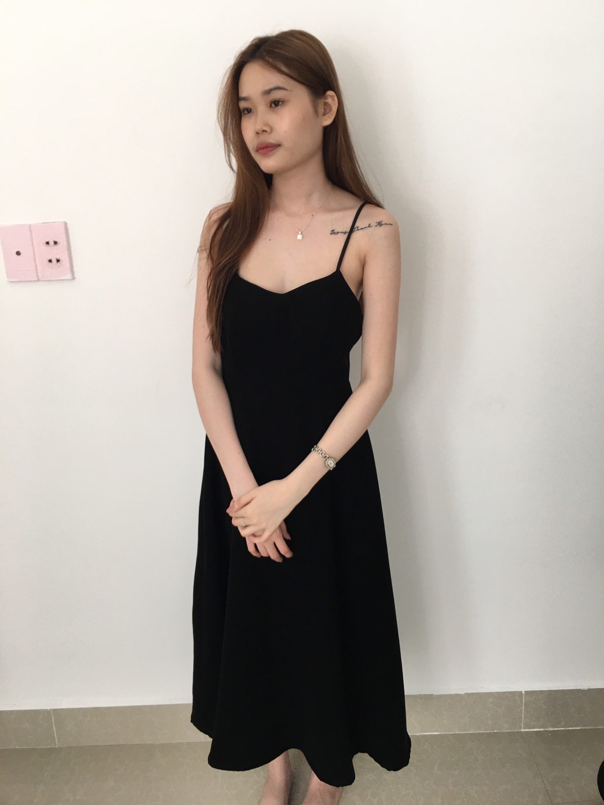 Mã D12 Đầm Lura 2 Dây Nữ Hoàng Thiết Kế
