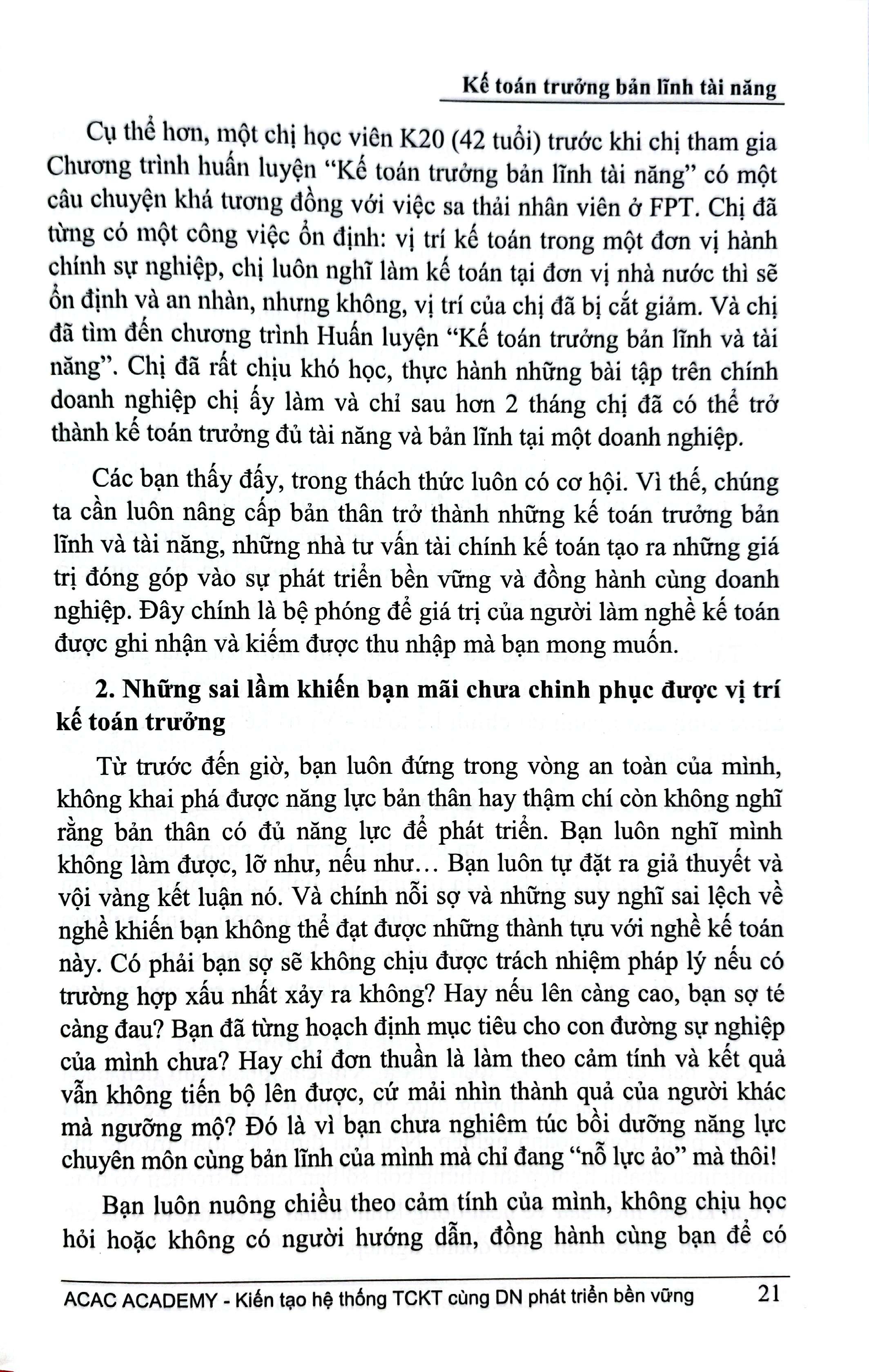 Sách - Kế Toán Trưởng - Bản Lĩnh Và Tài Năng - Bìa Cứng