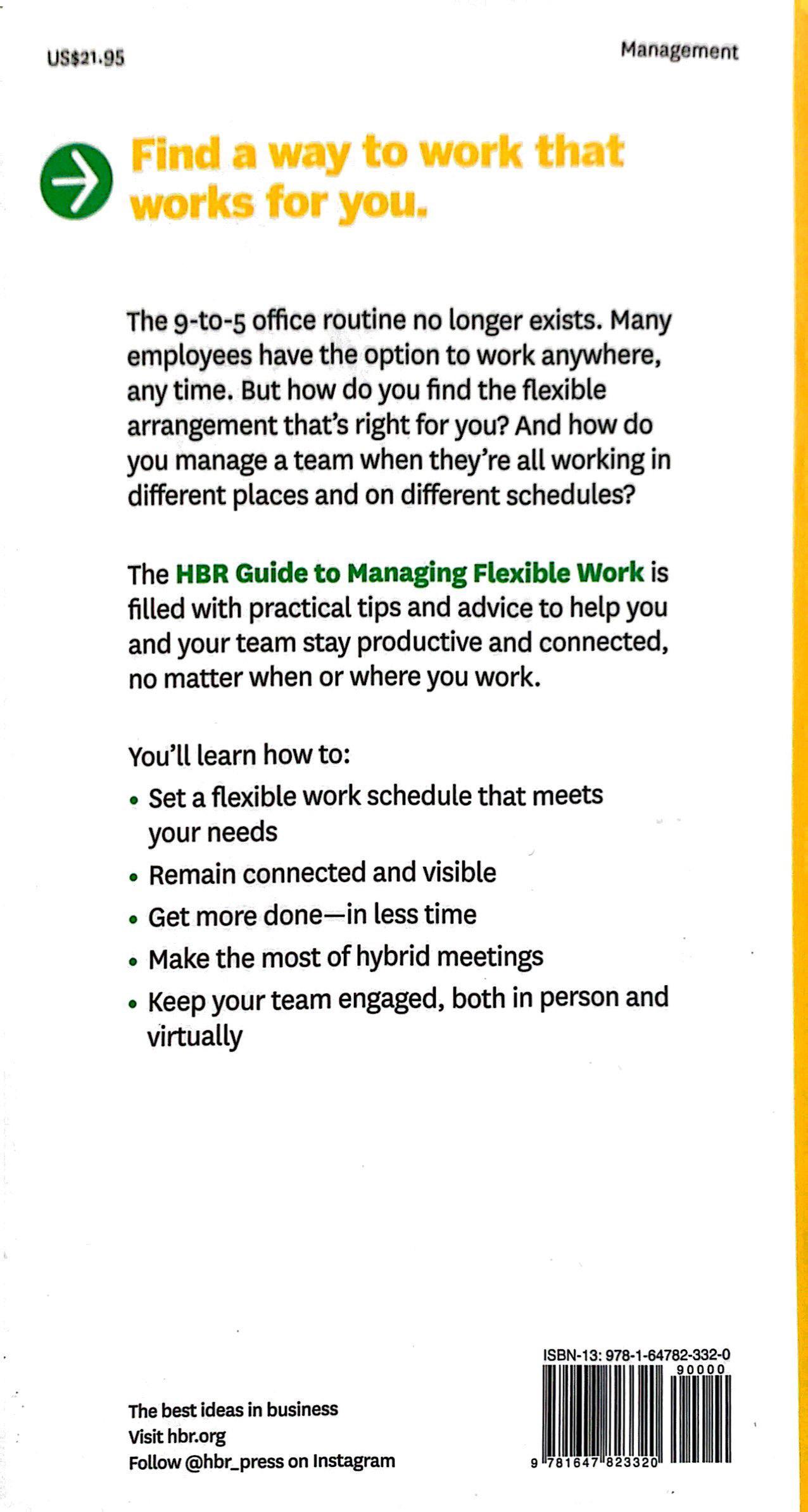 HBR Guide To Managing Flexible Work (HBR Guide Series)