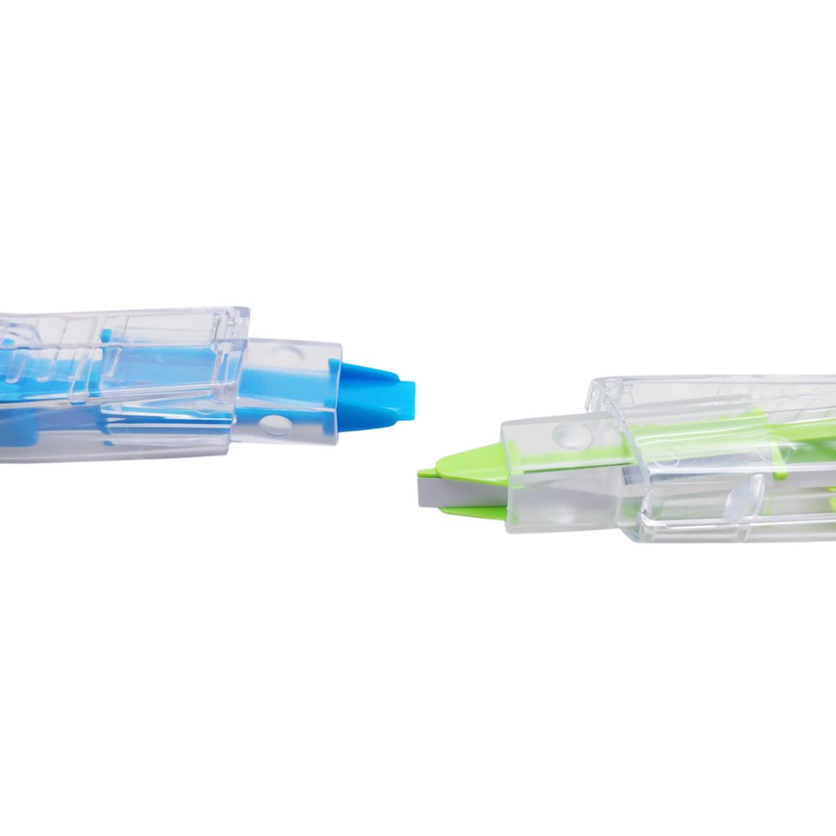 Băng Xóa Kéo Whiper - 5 mm x 12 m - Plus 100-V039 - Màu Xanh Dương