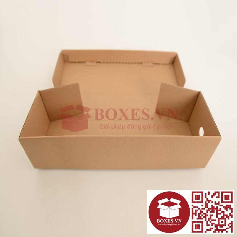 Combo 100 hộp giấy carton đựng giày 28x11x8 cm giá tại xưởng