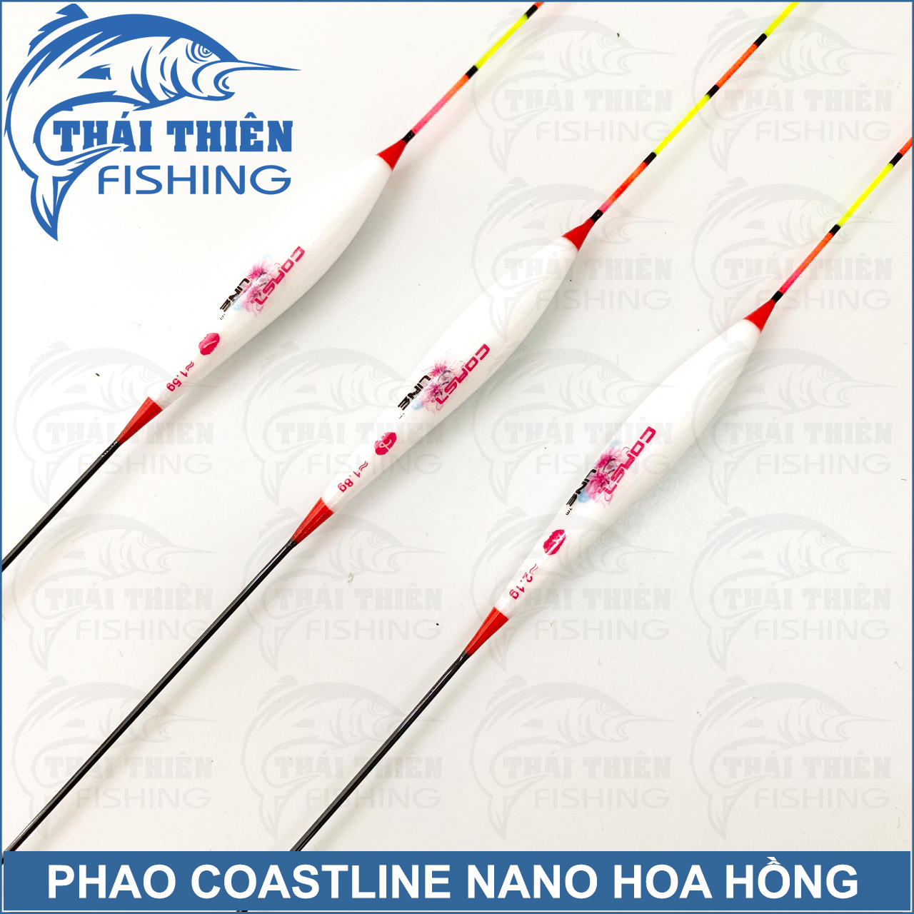 Combo 3 Quả Phao Câu Đài Coastline Nano Hoa Hồng Có Đài Phản Quang