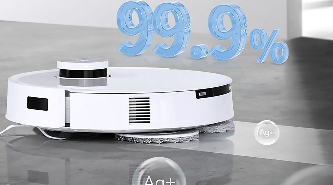 Robot hút bụi lau nhà Ecovacs Deebot T10_Lực hút 3000 Pa _Hàng chính hãng_Bản Quốc tế_Bảo hành 24 tháng