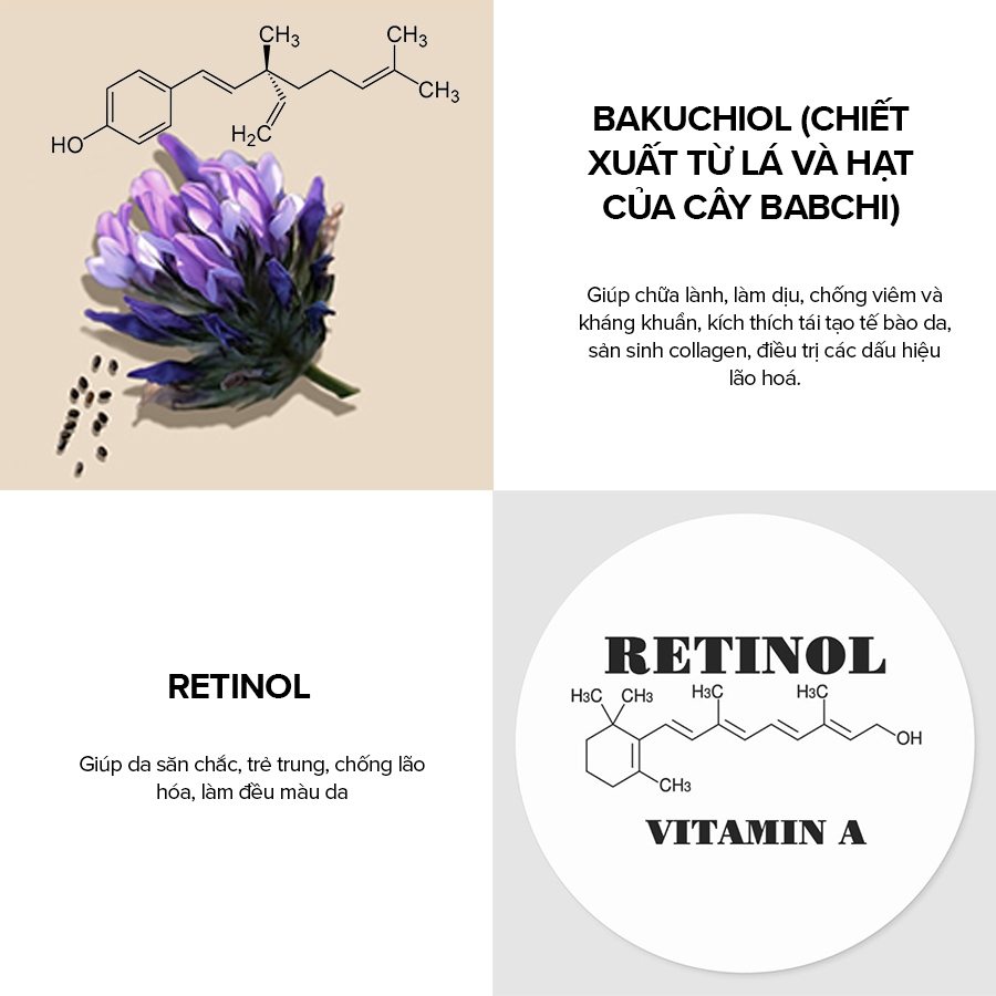 Tinh Chất Gấp Đôi Sức Mạnh Chống Lão Hóa Từ Retinol và Bakuchiol Paula's Choice 0.3% Retinol + 2% Bakuchiol Treatment 5ml