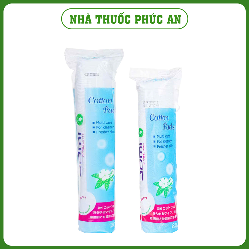 Bông tẩy trang Jomi 100% Cotton 80 - 120 miếng