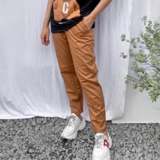 Quần Kaki ống suông màu BE/ĐEN/NÂU ️/Nam nữ UNISEX/ Quần baggy KaKi