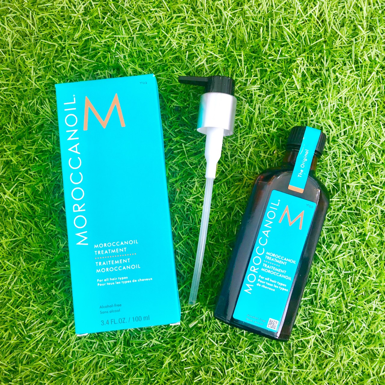 Tinh dầu Moroccanoil dưỡng bóng mượt phục hồi tóc hư tổn 100ml - Hàng chính hãng