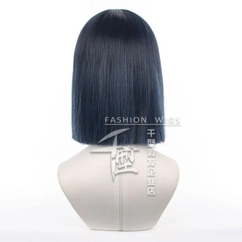 Wig/Tóc Giả cosplay Tighnari - Genshin Impact màu xanh đen