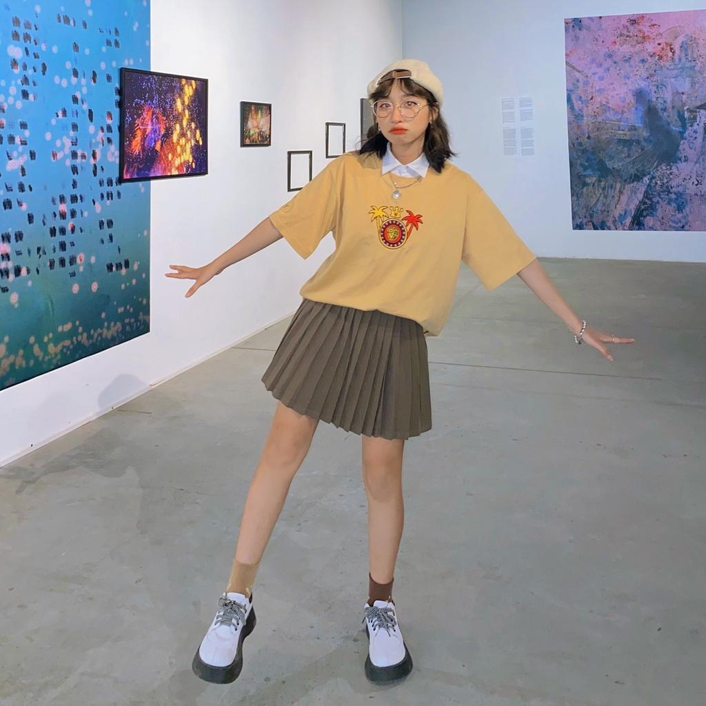 Áo thun Embroidered patch T-Shirt Dirtycoins