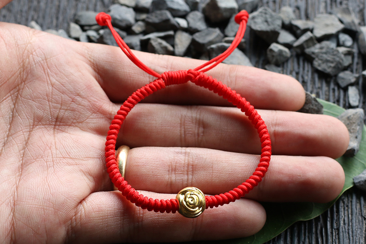 Vòng Tay Charm Hoa Bạc Bọc Vàng Ngọc Quý Gemstones GA149