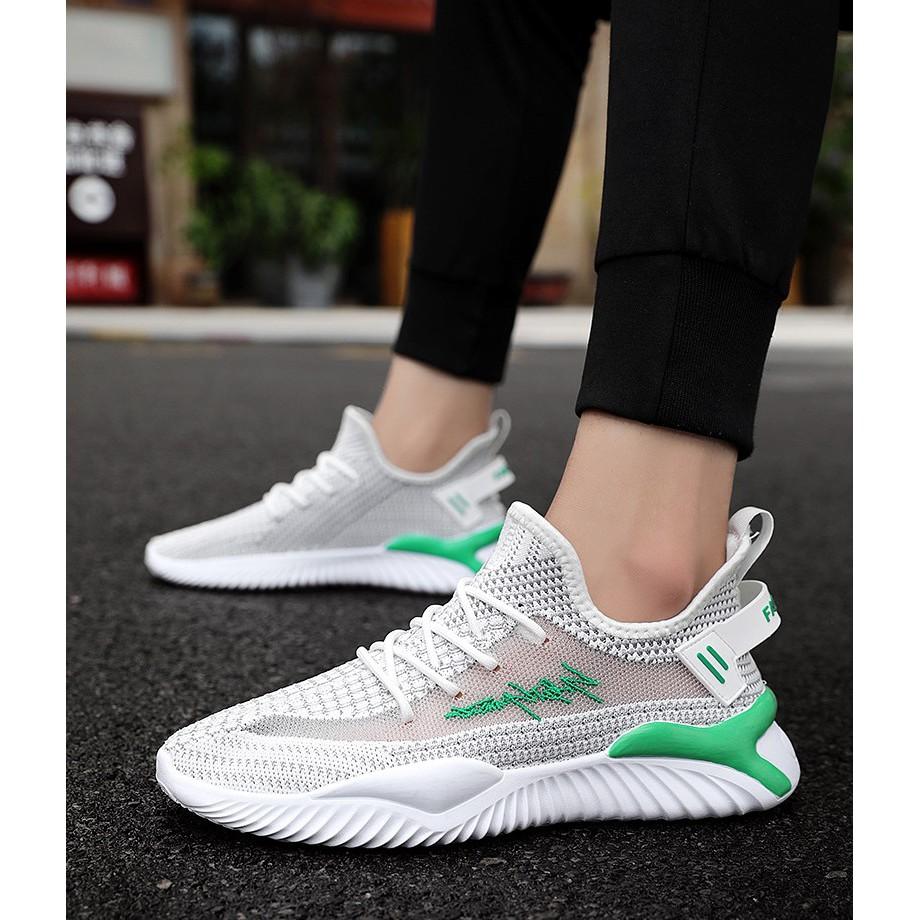 Giày nam giày sneaker lưới thoáng khí chống hôi chân, fullsize, 3 màu - #K86