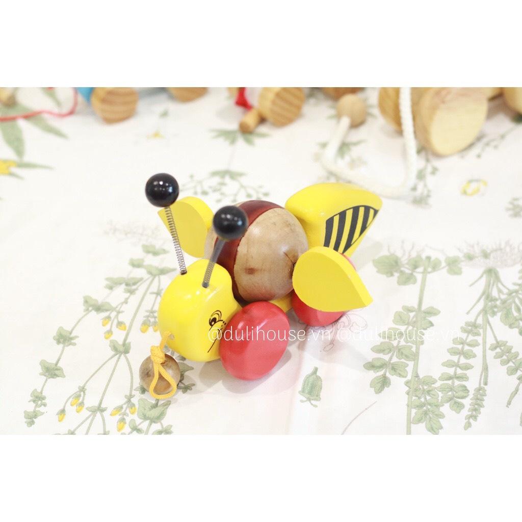 Con ong gỗ kéo dây chuyển động vui nhộn việt nam chuyển động vui nhộn-Đồ chơi giáo dục cho Bé