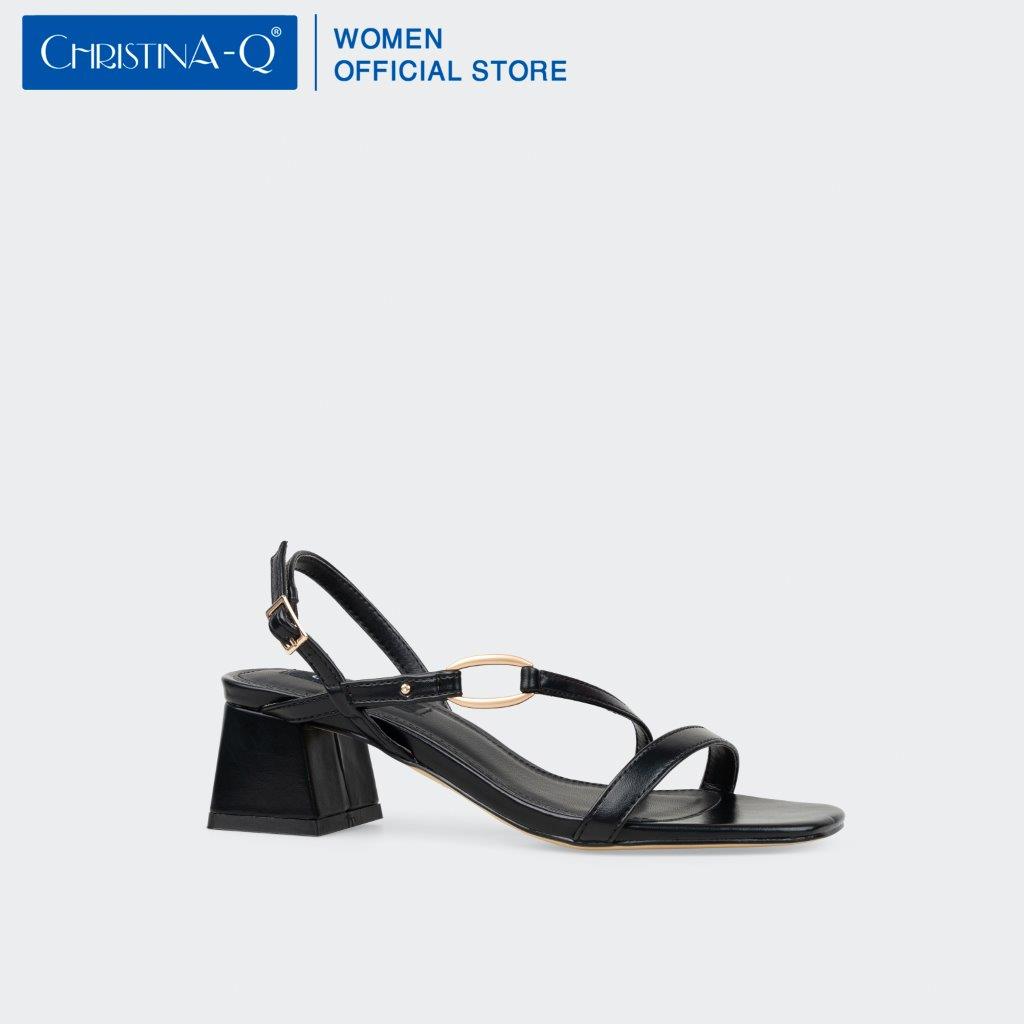 Giày Sandals Nữ Gót Trụ ChristinA-Q XDN298