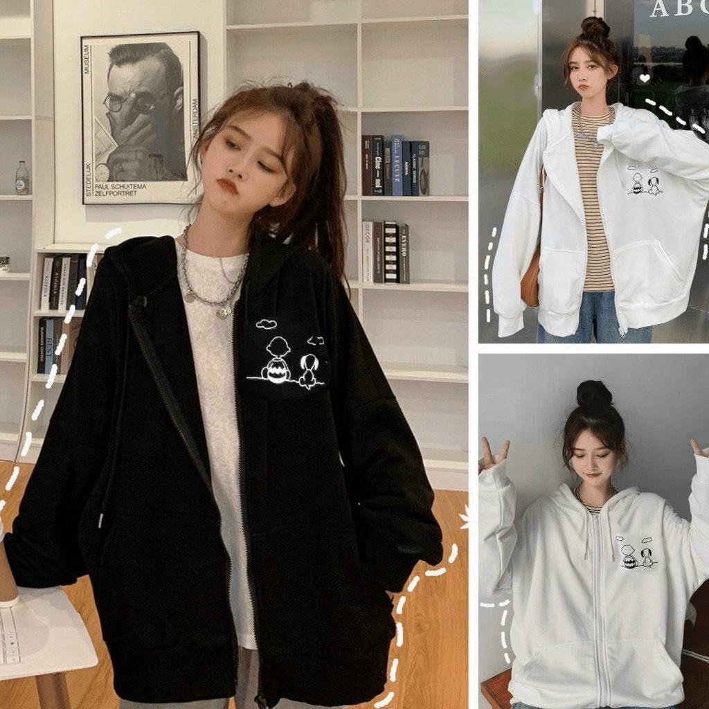ÁO KHOÁC NỈ NGOẠI DÂY KÉO FORM RỘNG THỜI TRANG NỮ SÀNH ĐIỆU - HOT TREND GENZ CHO CÁC BẠN TRẺ THỜI TRANG NAM 1986