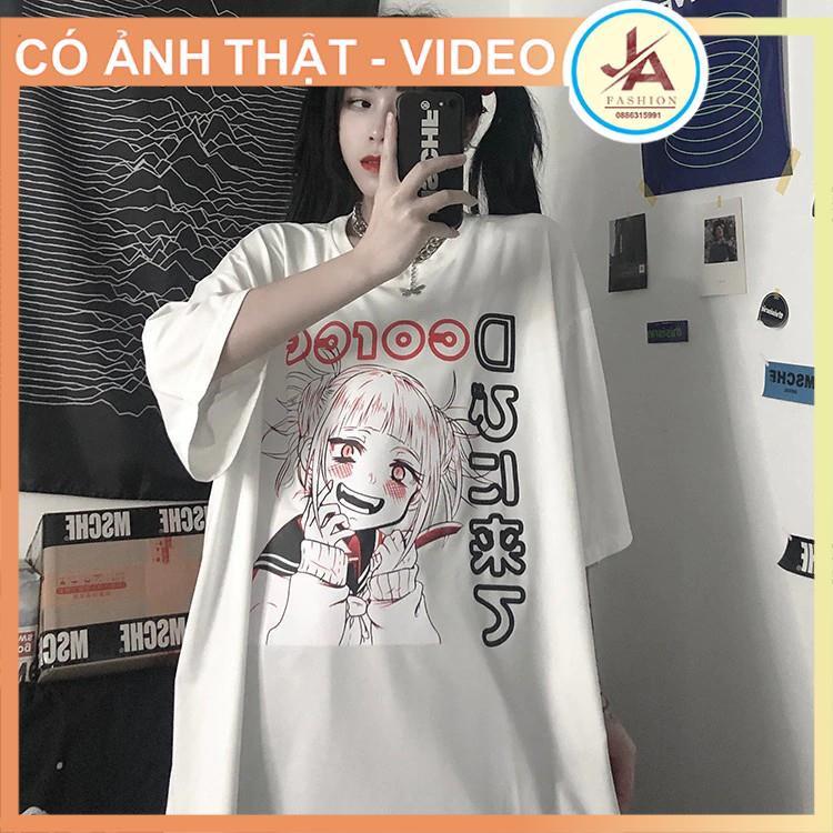 Áo Thun Nữ in hình Anime HIMIKO TOGA core chất cotton thoáng mát ,áo phông ngắn tay JASHOP JASHOP