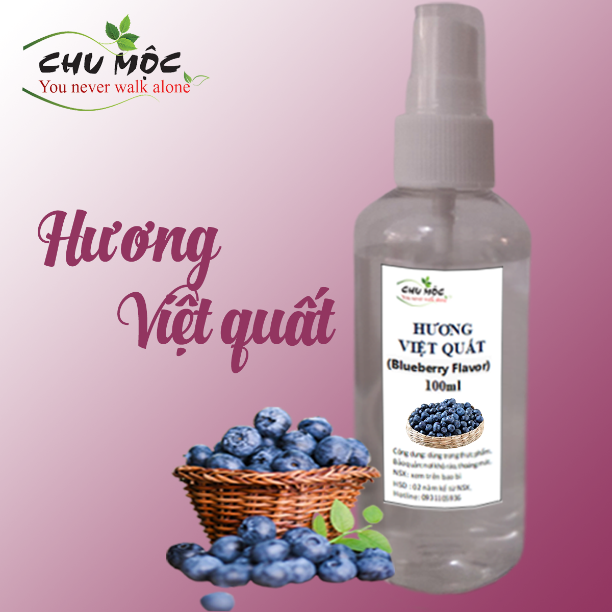 Hương việt quất dạng lỏng (Blueberry Flavor)