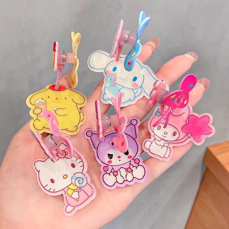 Kẹp tóc chong chóng mẫu Sanrio độc lạ