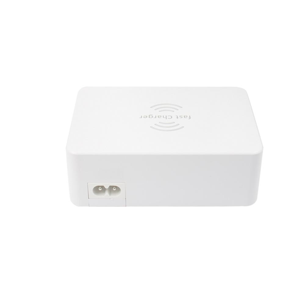 Thiết bị sạc không dây USB Qi đa chức năng Màn hình LCD 10W Sạc nhanh 3.0