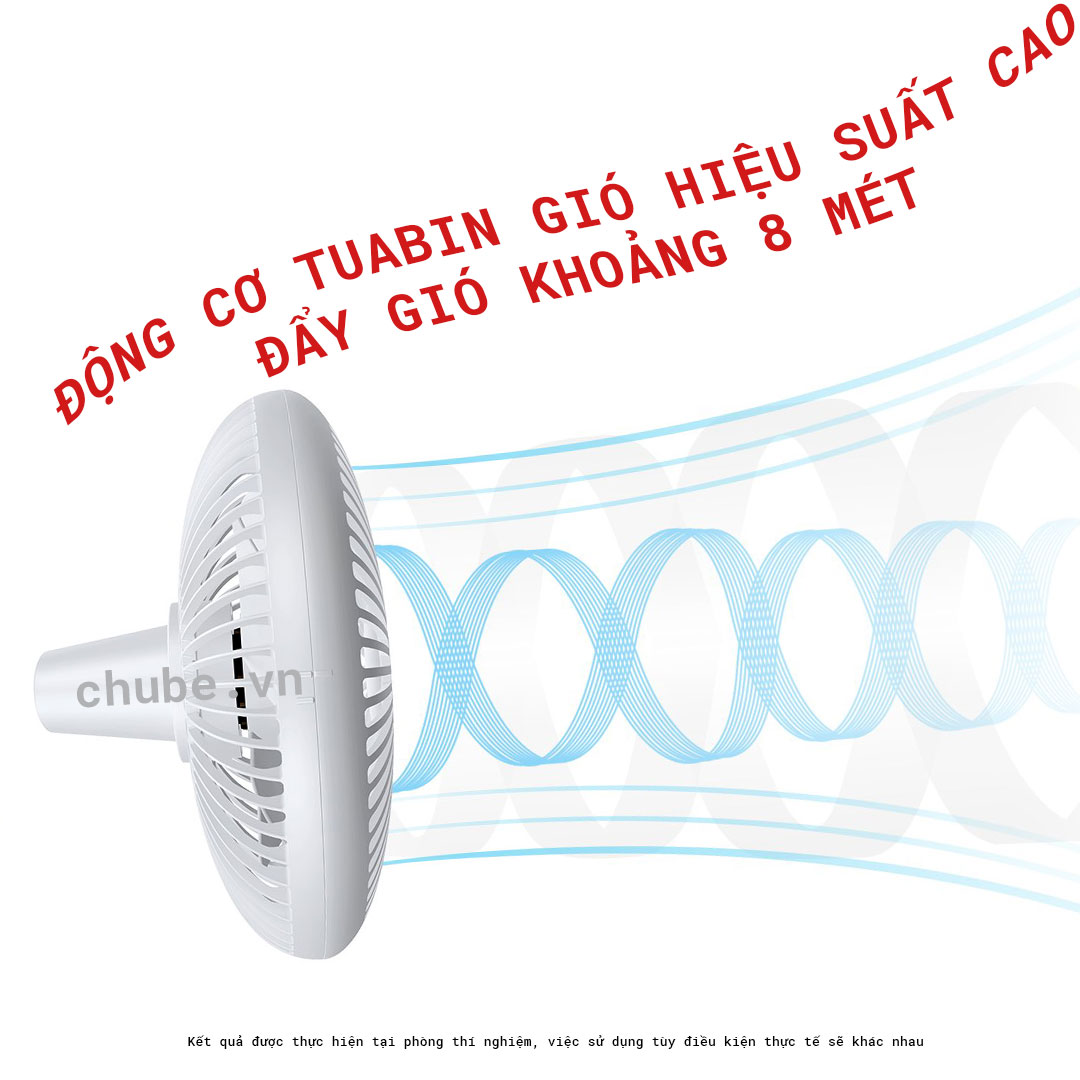 Quạt để bàn gấp gọn Xundd XDOT-024 pin lên đến 20h, 8000mAh- hàng chính hãng