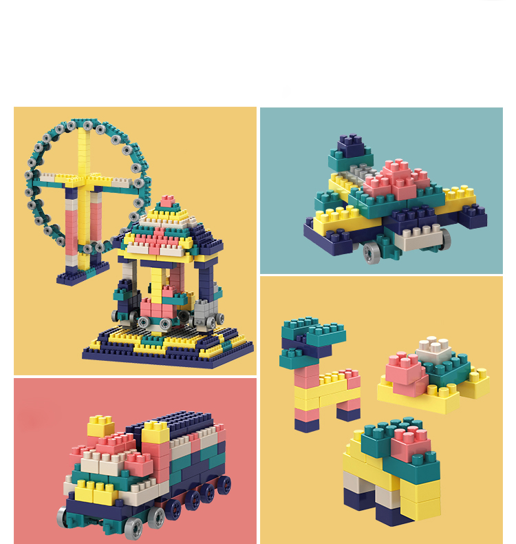 Đồ chơi Lego, Đồ Chơi Lắp Ghép 520 Chi Tiết Bằng Nhựa An Toàn- Giúp Bé Sáng Tạo Thông Minh -Vui Chơi- Hàng Loại 1-MINIIN