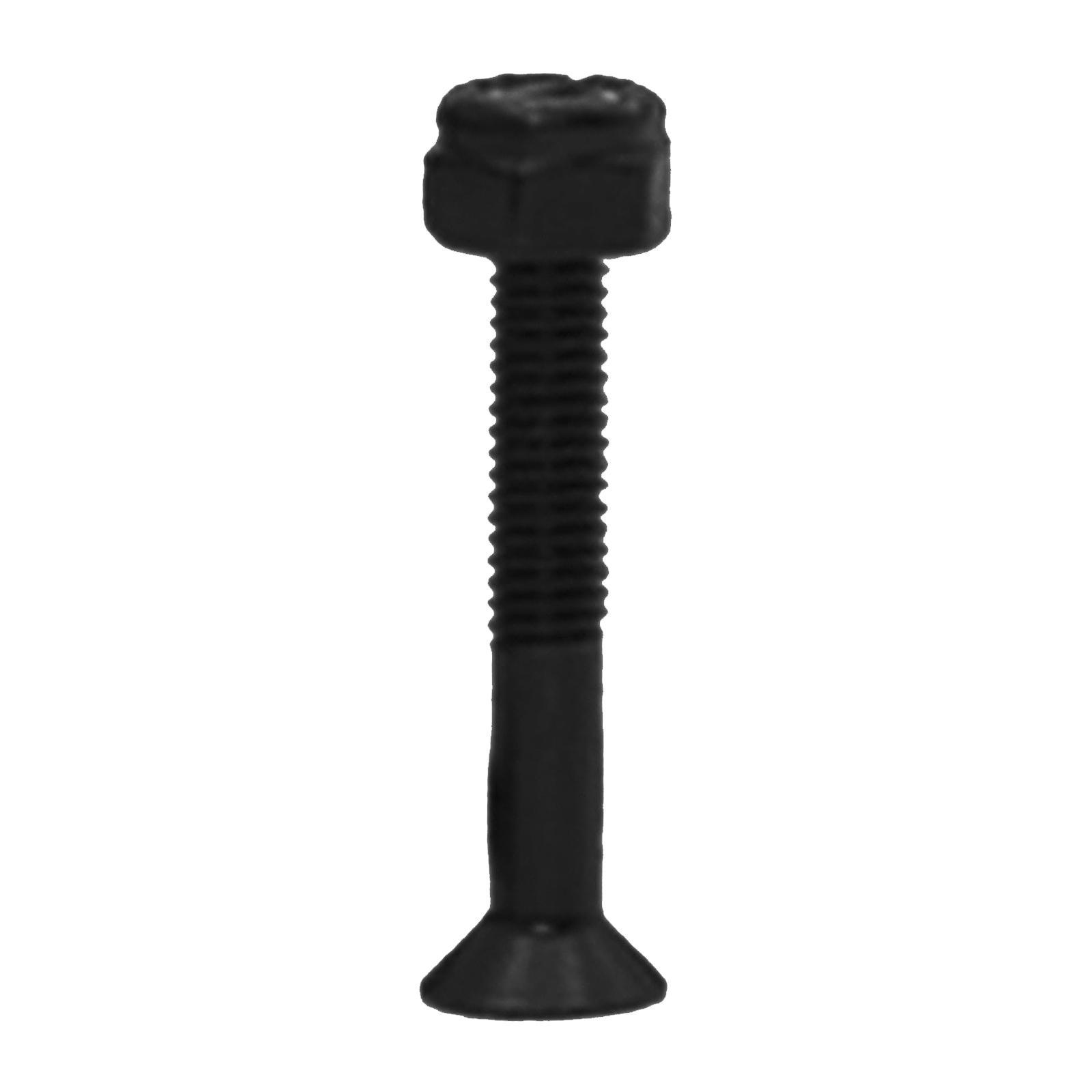 8pcs Replacement Longboard Skateboard Hardware Screws Mounting Black 35mm