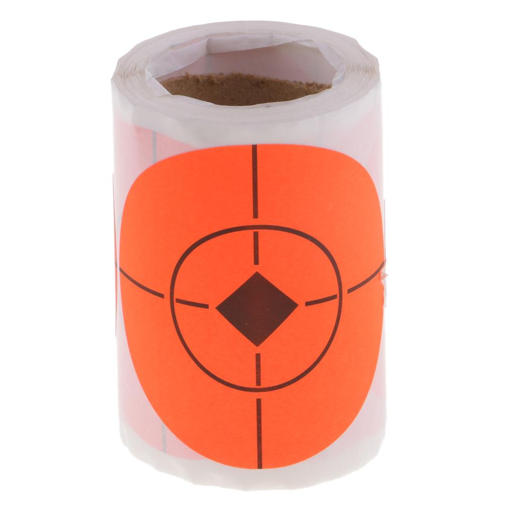 100pcs 7.5 Diameter Self Adhesive Shooting Target Round Paper Target Sticker