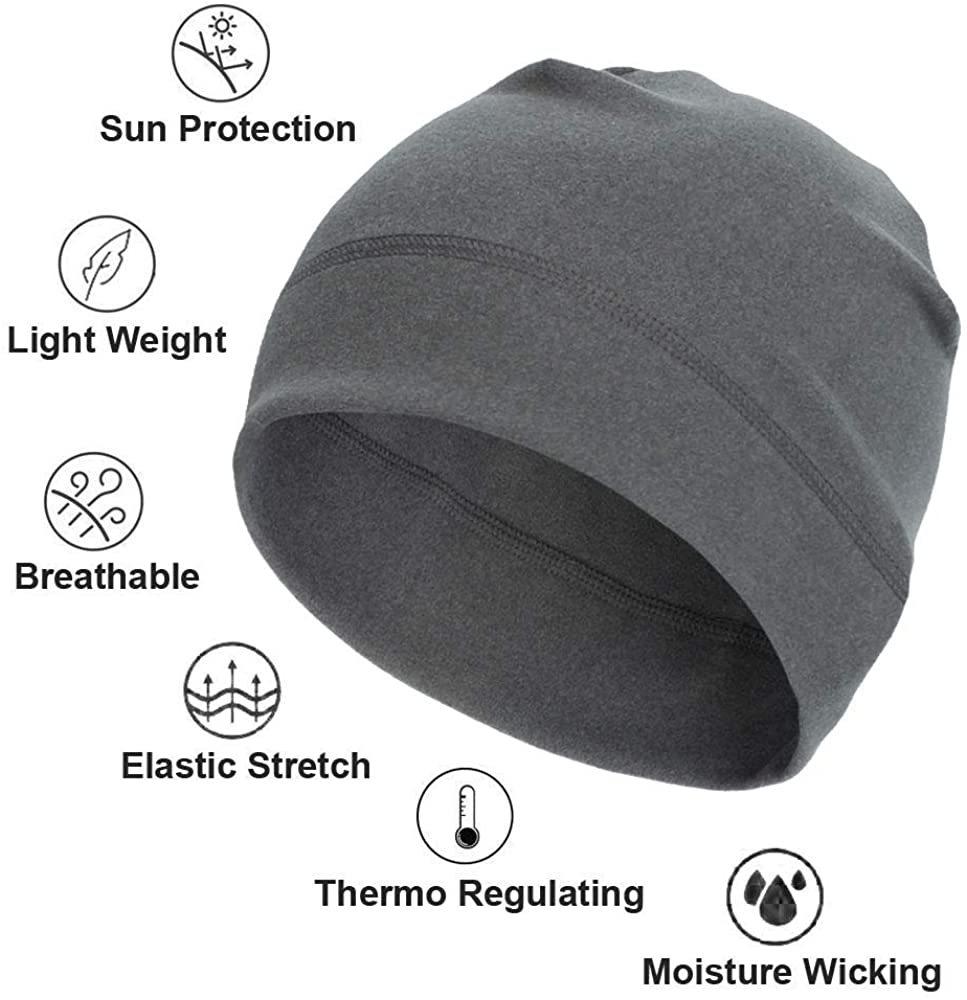 2pcs chạy mũ thể thao đàn ông đàn ông chạy mũ xe đạp chức năng mũ mùa đông ấm thở thoáng khí