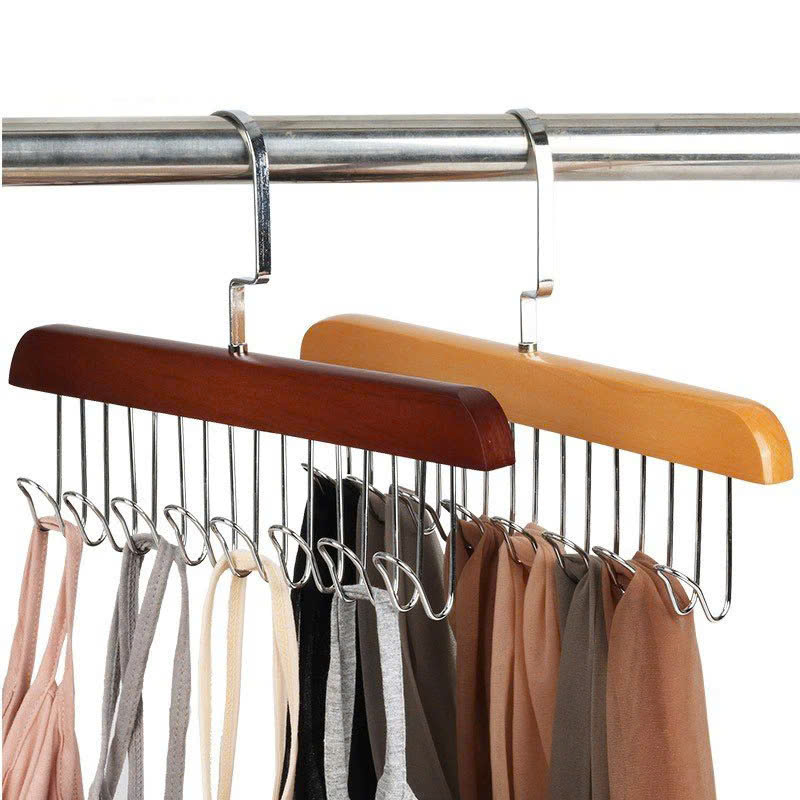 MÓC TREO GỖ treo đồ lót, thắt lưng, cà vạt, áo dây vật dụng phong cách vintage sang trọng - Hàng chính hãng