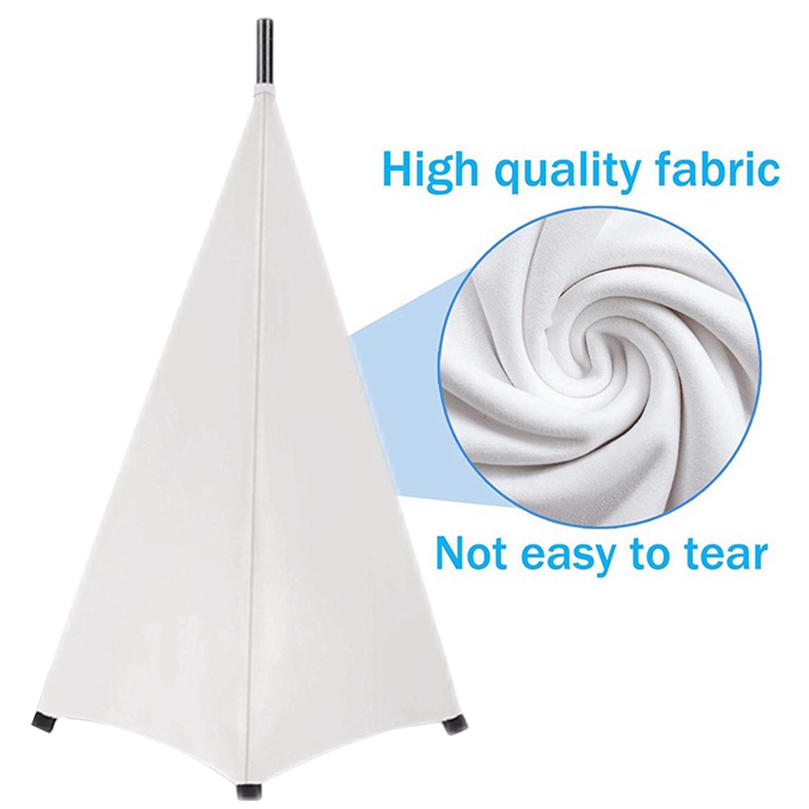 Universal Speaker Stand Cover Stretchable Height Flexible for Wedding Stage