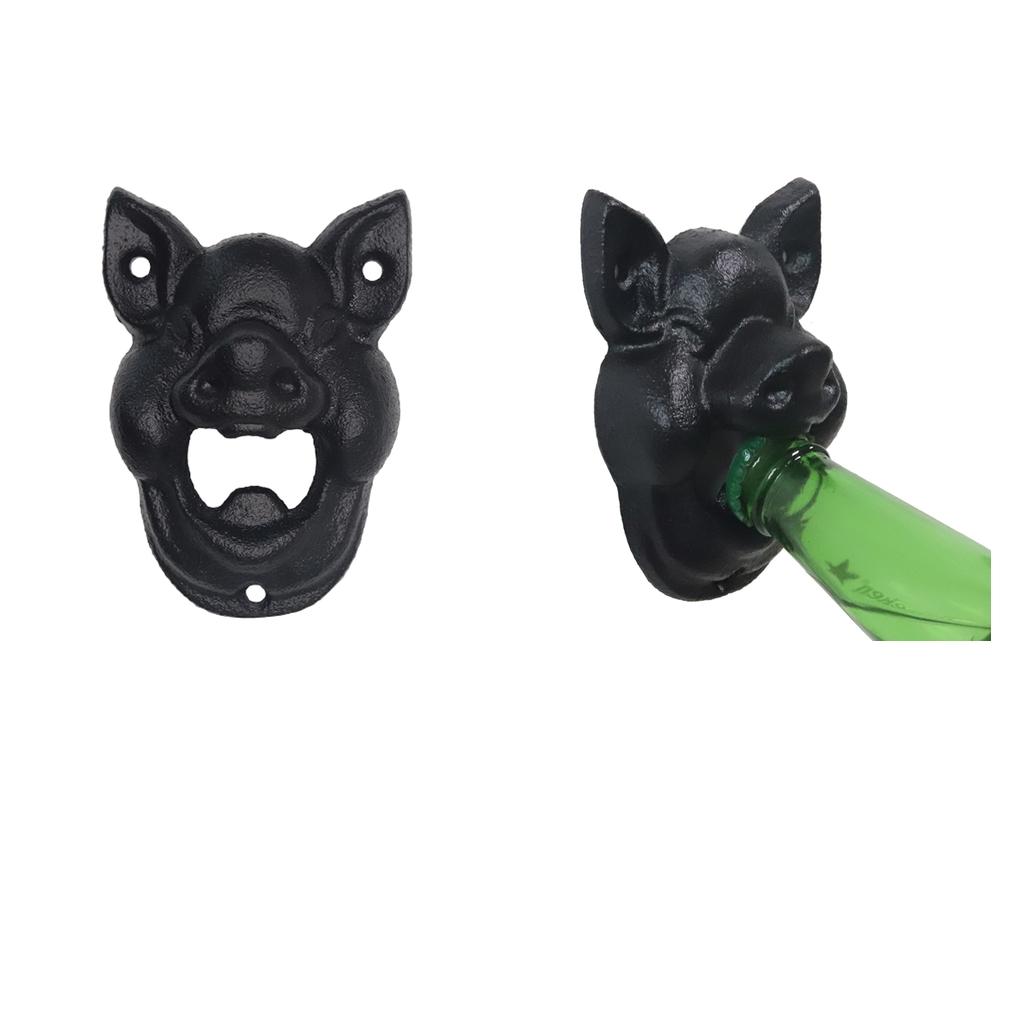 2pcs Wall Mounted Bottle Opener Home Club Bar Kitchen Beer Champagne Opener