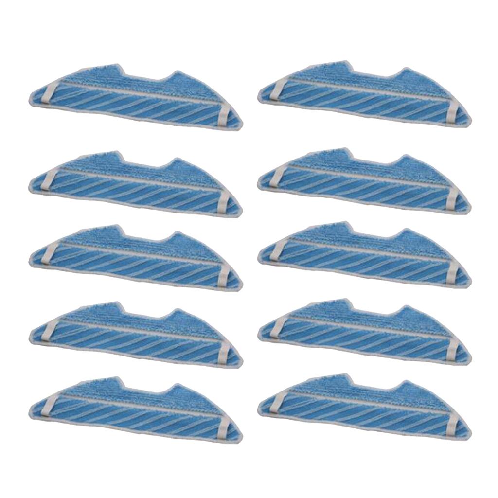10pcs Mopping Cleaning Cloth Rag Fit For Conga 1290, 1390 Vacuum Cleaners