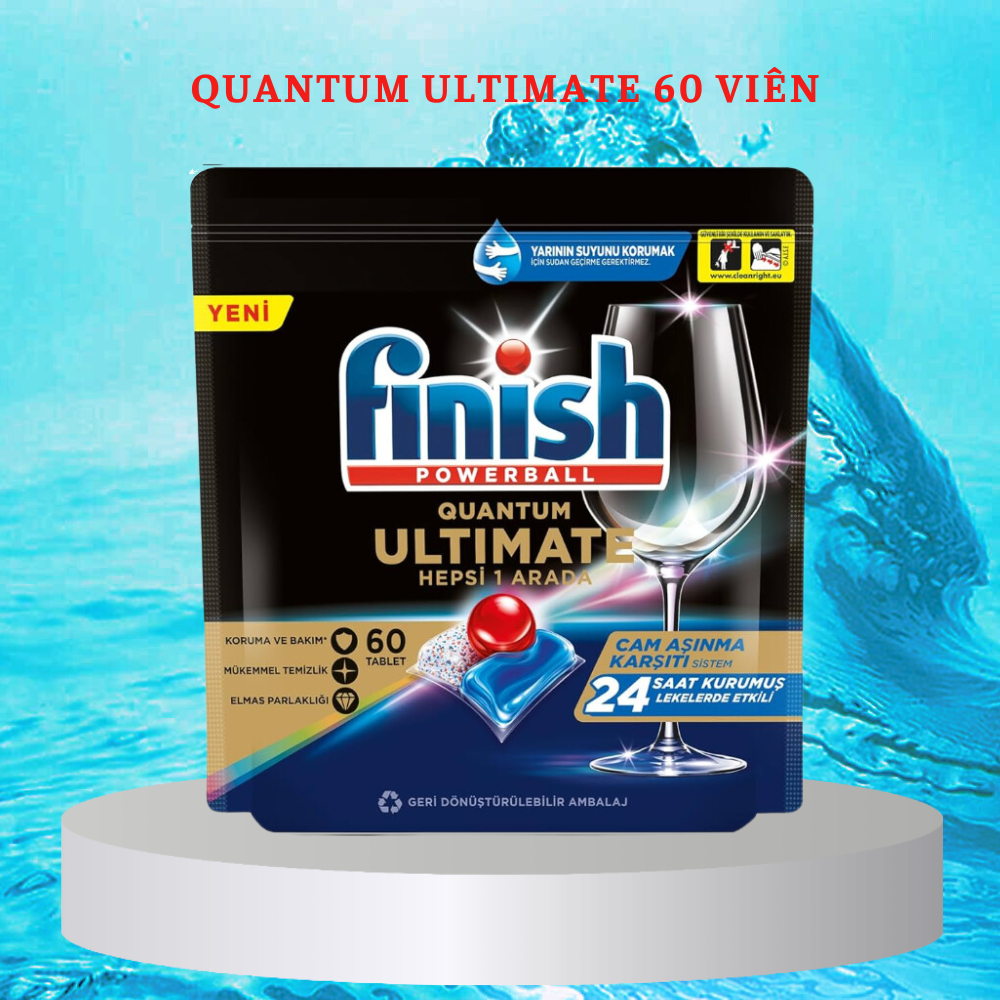 Viên rửa bát finish quantum 100 viên ( Đức )